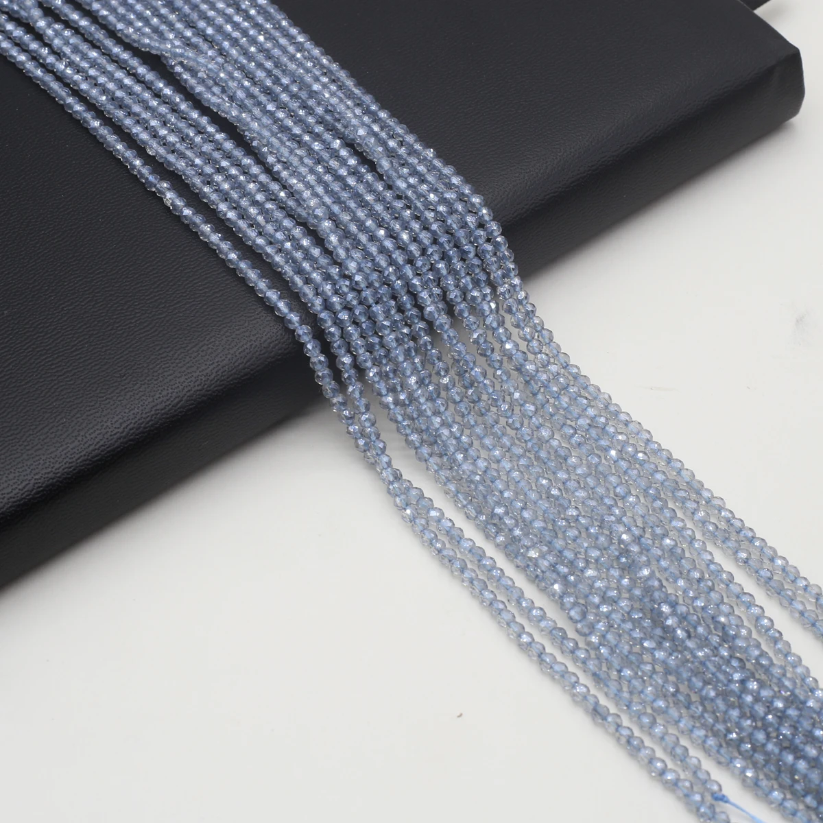3mm Natural Stone Spinel Color Plated Faceted Loose Spacer Beads for DIY Jewelry Making Necklace Bracelet Supplies