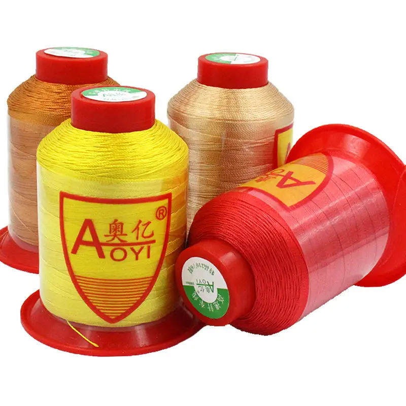 Aoyi 210D/6 Fil Polyester Sewing Threads Sewing Supplies for Leather Thread Repair Silk Threads Sewing Yarn 10#strong Thread