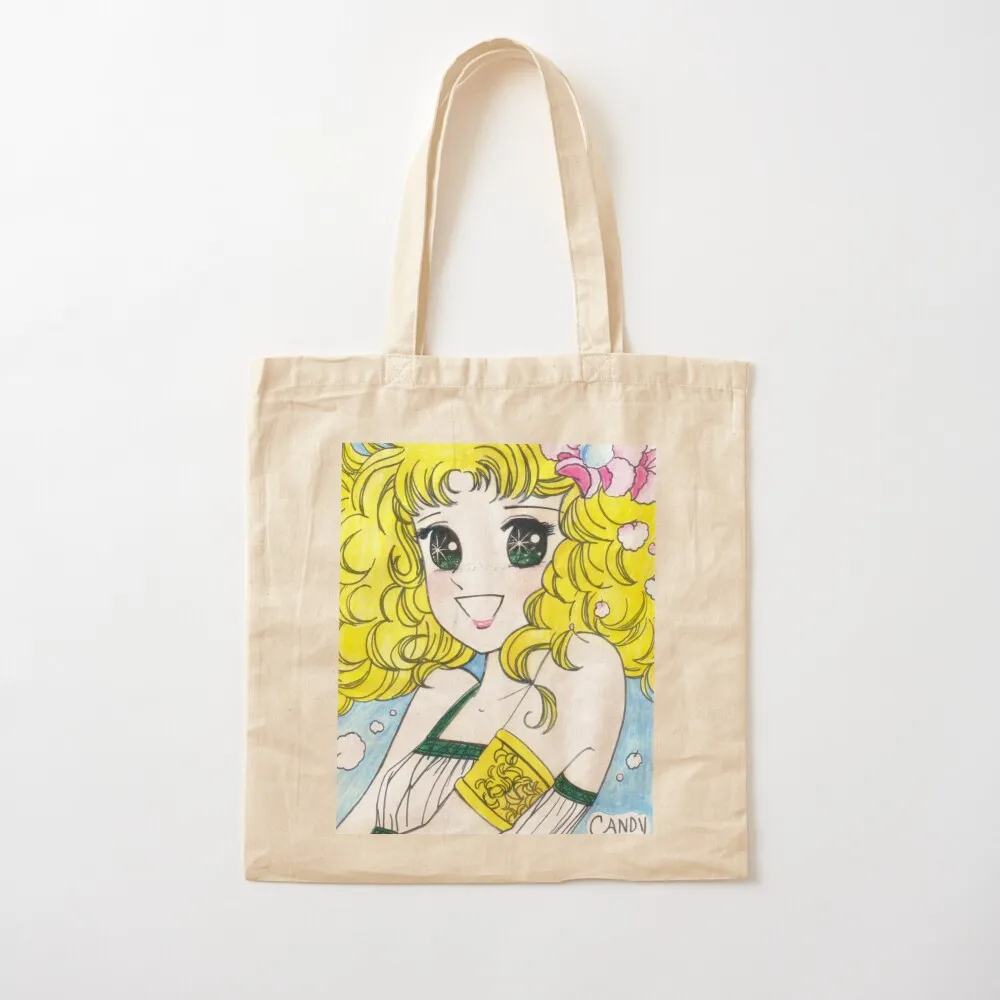 candy candy Tote Bag Women bags canvas tote hand bag shopper bag woman