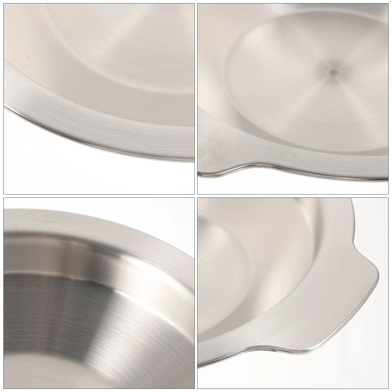 

Stainless Steel Fish Head Pot Lightweight Non-Deformable Cooking Pan for Home Kitchen Camping Double Handle Anti-Scalding Stove