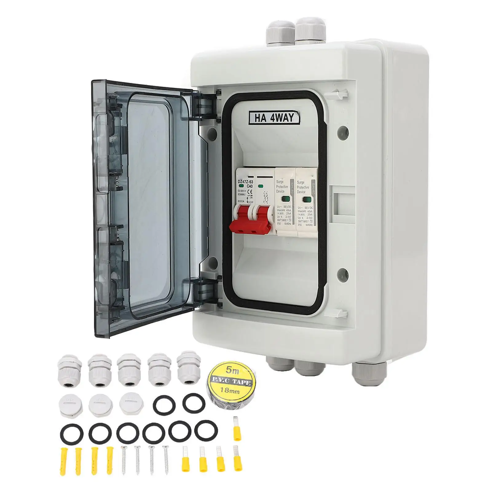 

Водонепроницаемый автоматический выключатель постоянного тока 500 В MCB, изоляционный выключатель и распределительная коробка