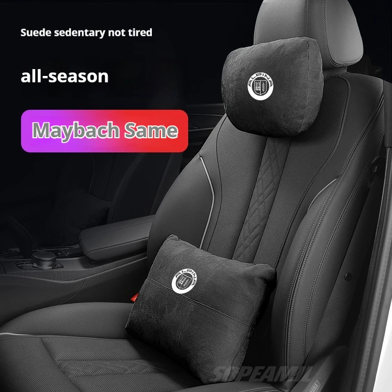 

For ALPINA B3 B4 B5 B7 B8 D3 D4 D5 XD3 XD4 XB7 B12 G20 G30 G45 G60 G82 E87 E92 Car Headrest Neck Support Seat Soft Neck Pillow
