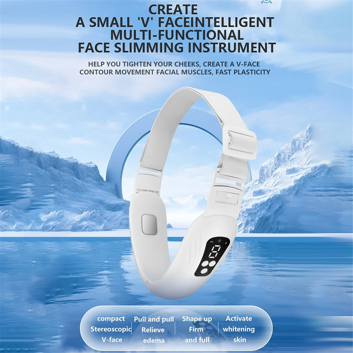 FZFZ 스킨 케어 EMS 전기 마사지 기계 얼굴 슬리밍 기계 V 셰이퍼 턱 뺨 리프팅 퍼밍 장비 미용 도구