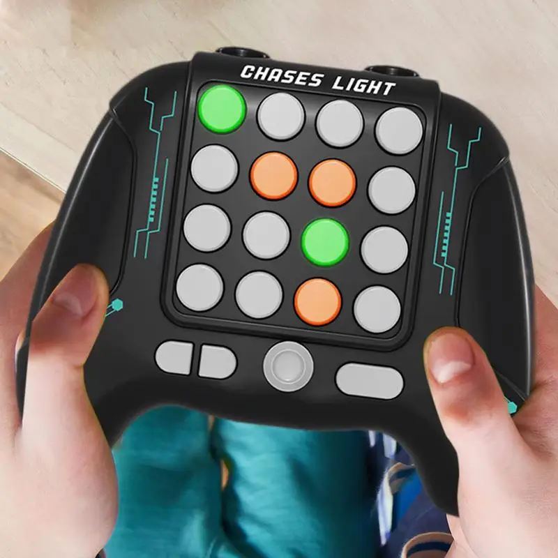 Pop Light Up Handheld Quick Push Toy Game, Speed Push Game Machine, Jogos de Viagem, Quebra-cabeça Rápido para Meninos e Meninas, Adultos