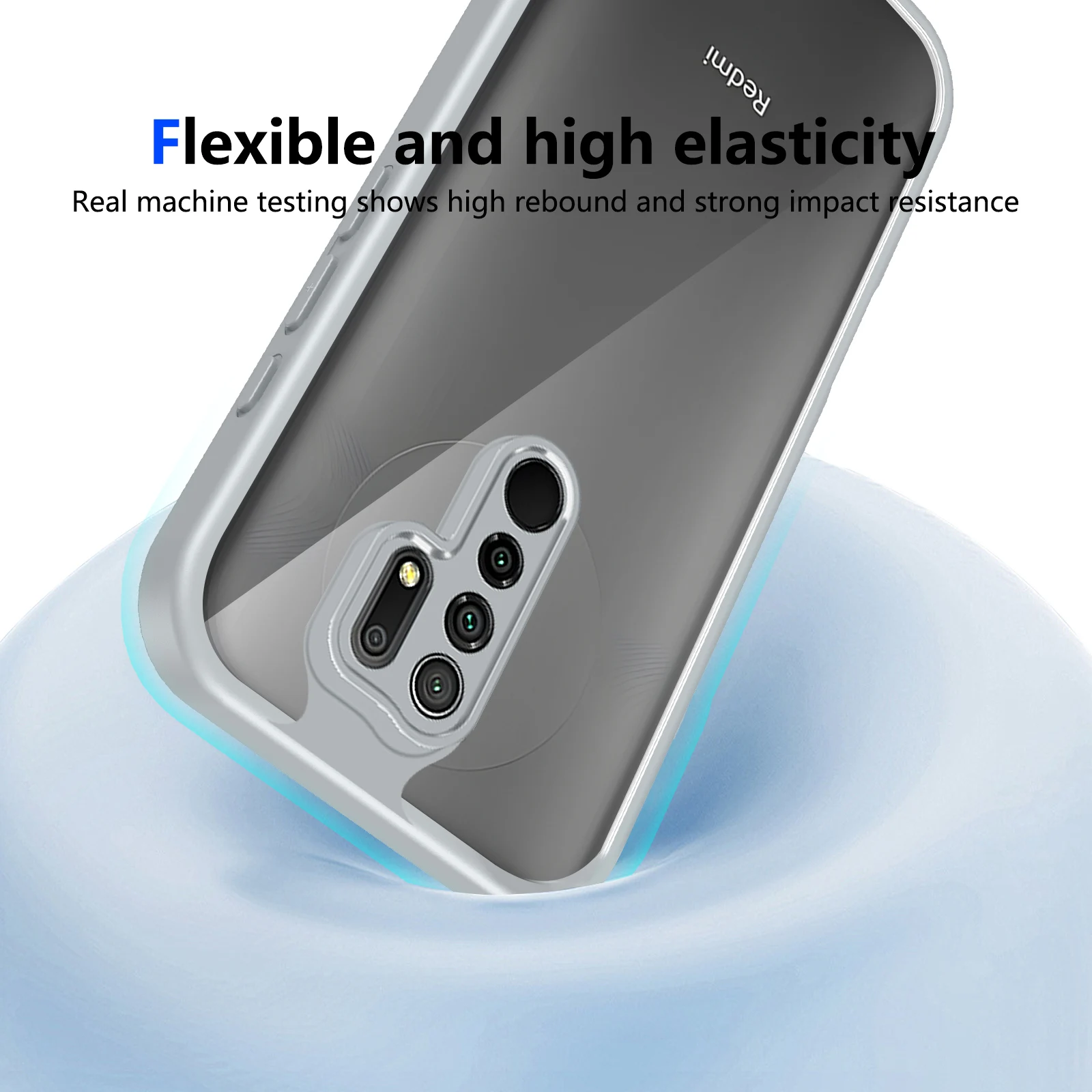 For Xiaomi Redmi Note 8 Pro Case Air Cushion Silicone Bumper Clear Matte Back Cover Hard Phone Case for Xiaomi Redmi Note 8 Pro view 5