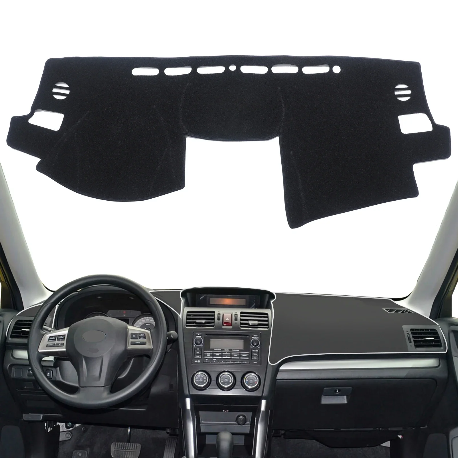 

For Subaru Impreza XV 2012 2013 2014 2015 2016 Car Dashboard Mat Sunshade Protective Carpet Dash Mat Dashmat