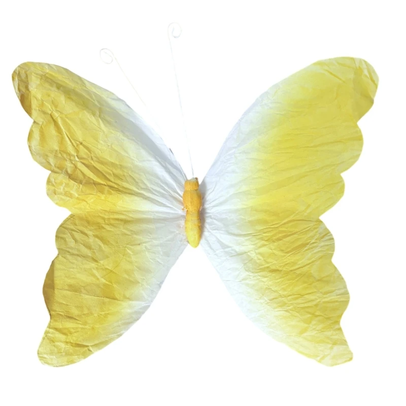 

Gradient Handmade Butterflies Clip On Decoration For Commercial Displays 15UB