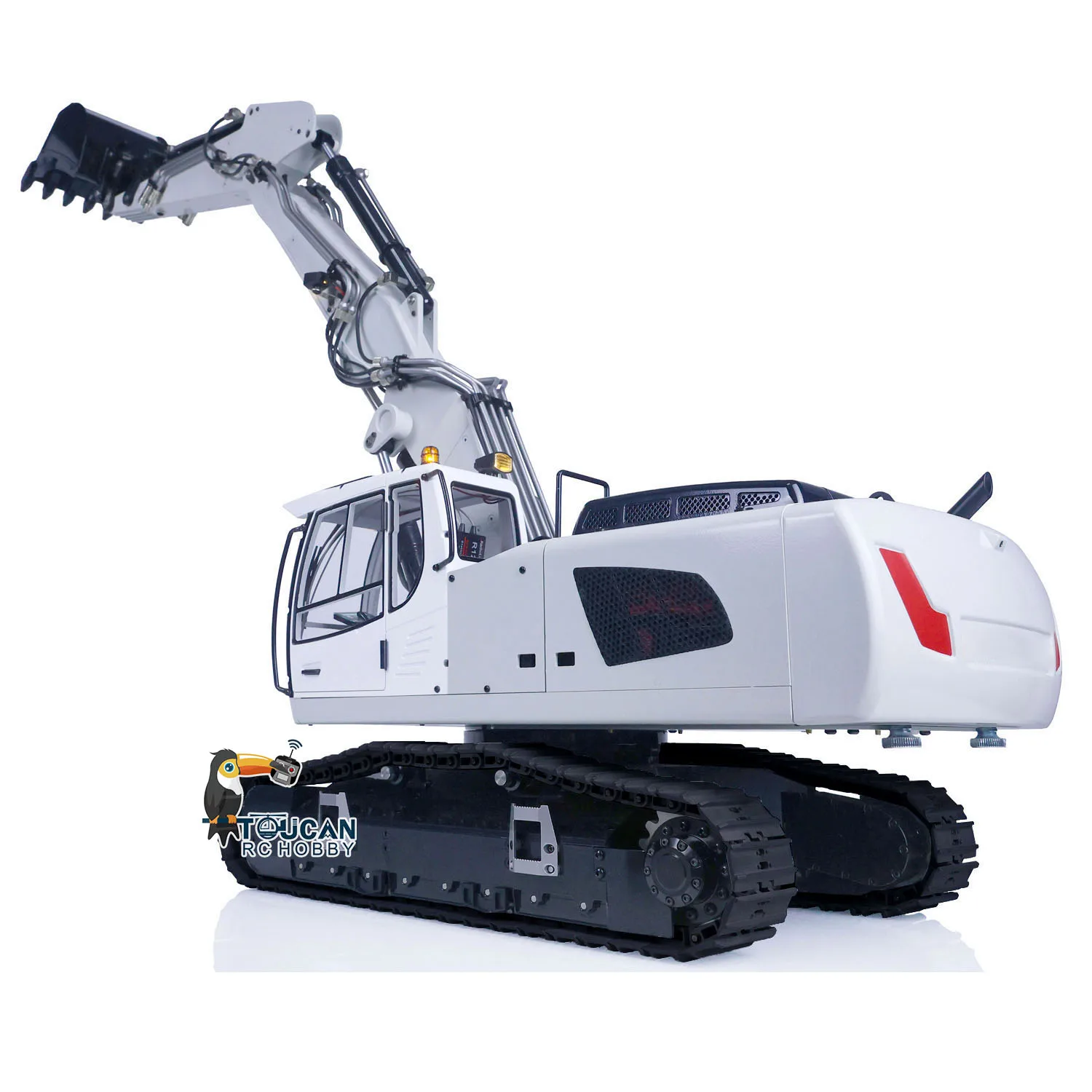 MT Model 946-3 1/14 Tracked Hydraulic RC Excavator With Metal Tiltable Bucket Ripper Painted Assembled Toys RC Trucks TH19583