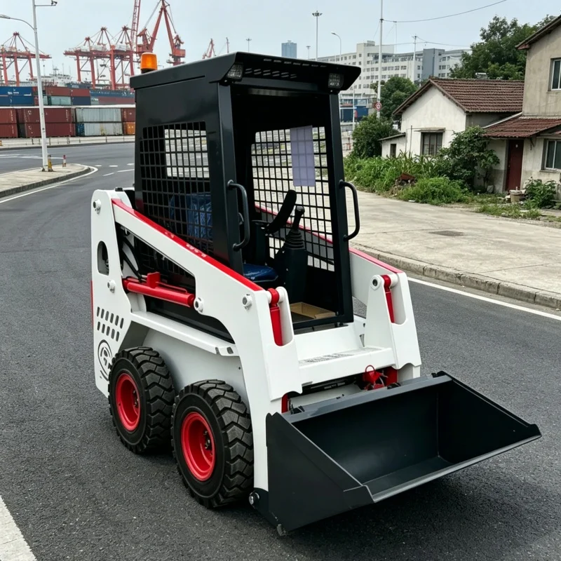 

Customized Industry Top 1 Loader, High-Quality Skid Steer Handler, New Mini Loader for Construction Site Material Transportation