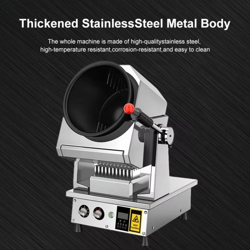 Automatic Gas Cooking Machine 3-level Adjustment Gas Intelligent Electric Automatic Cooking Machine