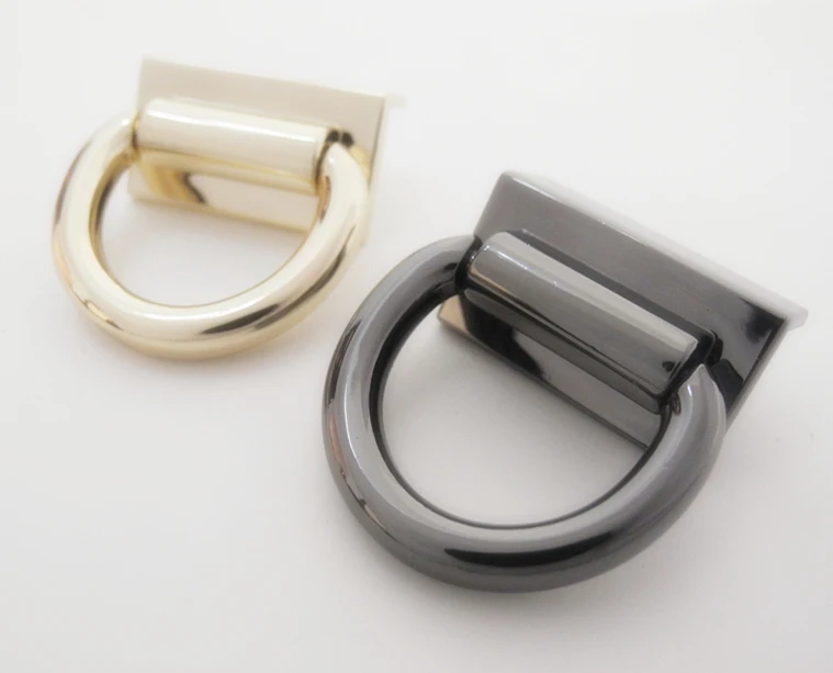 1pc Handbag Connector,D-Ring Clips for Leather Bag Connector, Leather Hardware, Metal Hardware CC-021