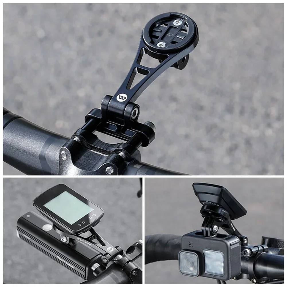 WEST BIKING Bicycle Computer Mount Holder Aluminium Alloy GPS Bike Speedometer Extension Holder Bracket For Garmin Wahoo Bryton