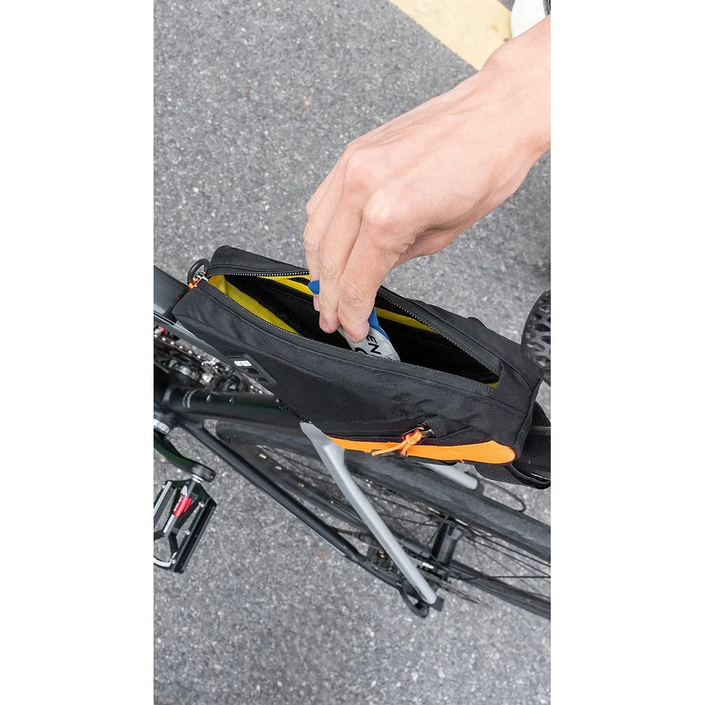 

Large Capacity Mountain Bike Triangle Frame Bag - Waterproof Nylon Top Tube Bag Storage Pouch High -Quality