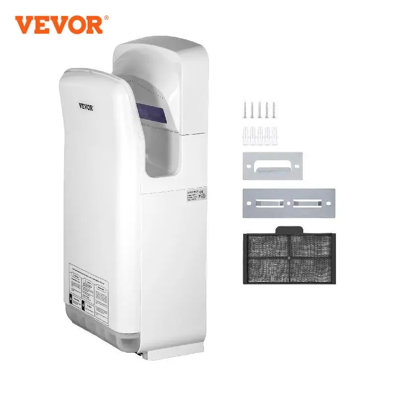 SucceBuy Máquinas de Secador de Mãos Automático Gato de Alta Velocidade Lâmina de Material Robusto e Seguro de Dupla Face para Banheiro Multicolorido