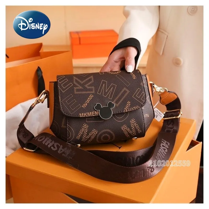 

Disney Mickey New Women's Shoulder Bag Luxury Brand Fashion Women's Shoulder Messenger Bag Cartoon Cute Women's Bag High Quality