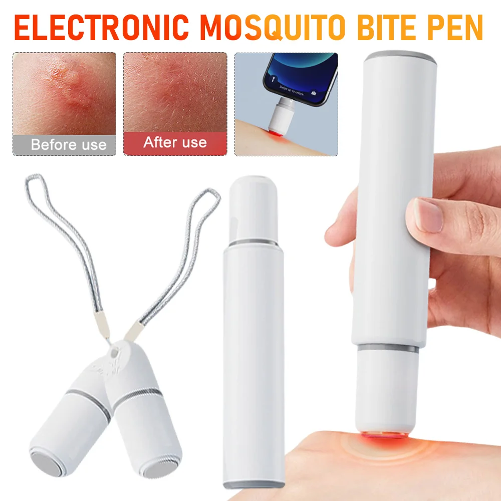 Mosquito Bite Heat Pen Anti-Mosquito Bite Pen Natural Mosquito Bite Heat Pen Electric Insect Bite Healer for Indoor Outdoor