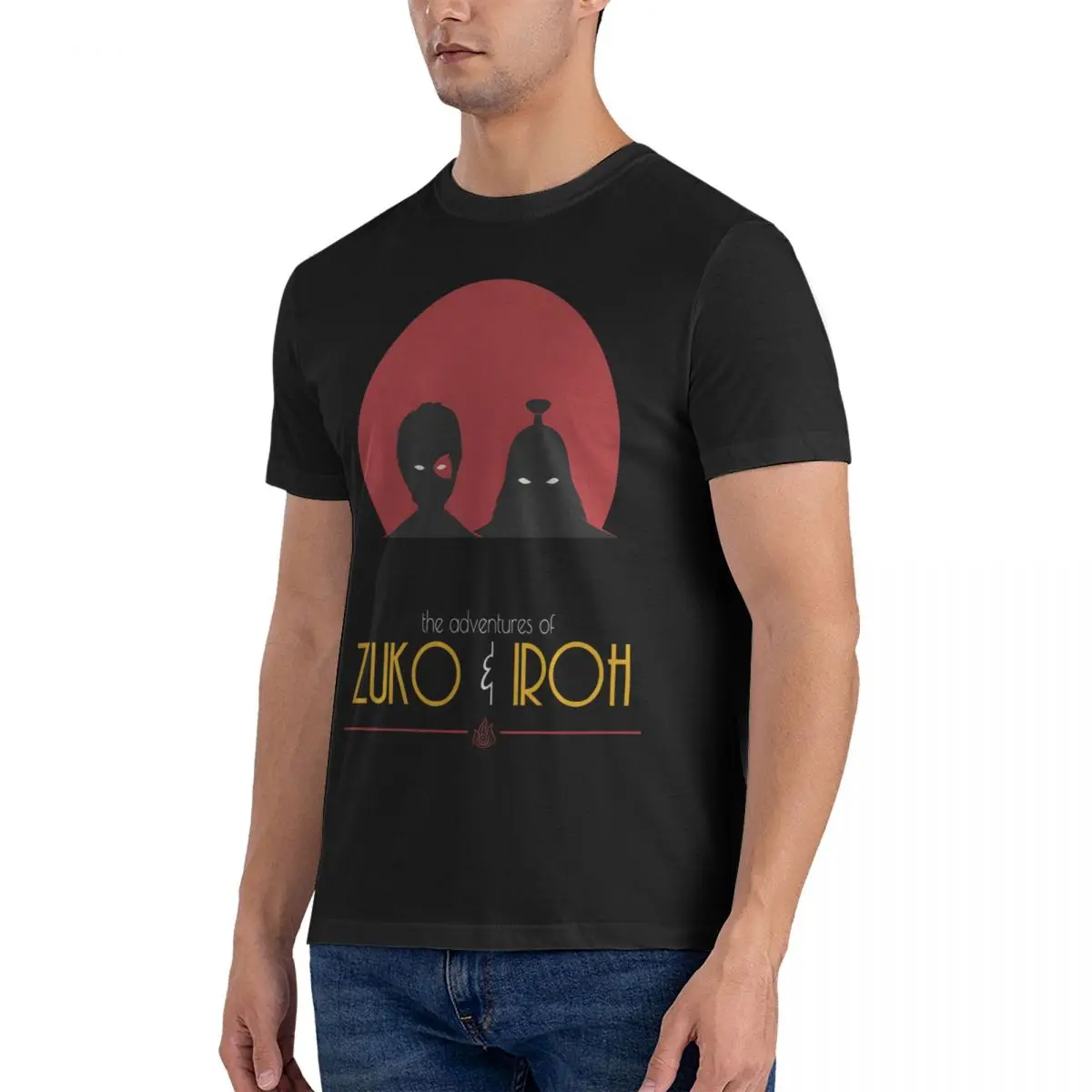 The Adventures Of Zuko And Iroh Men T Shirts Avatar The Last Airbender Awesome Tees Short Sleeve Crewneck T-Shirts