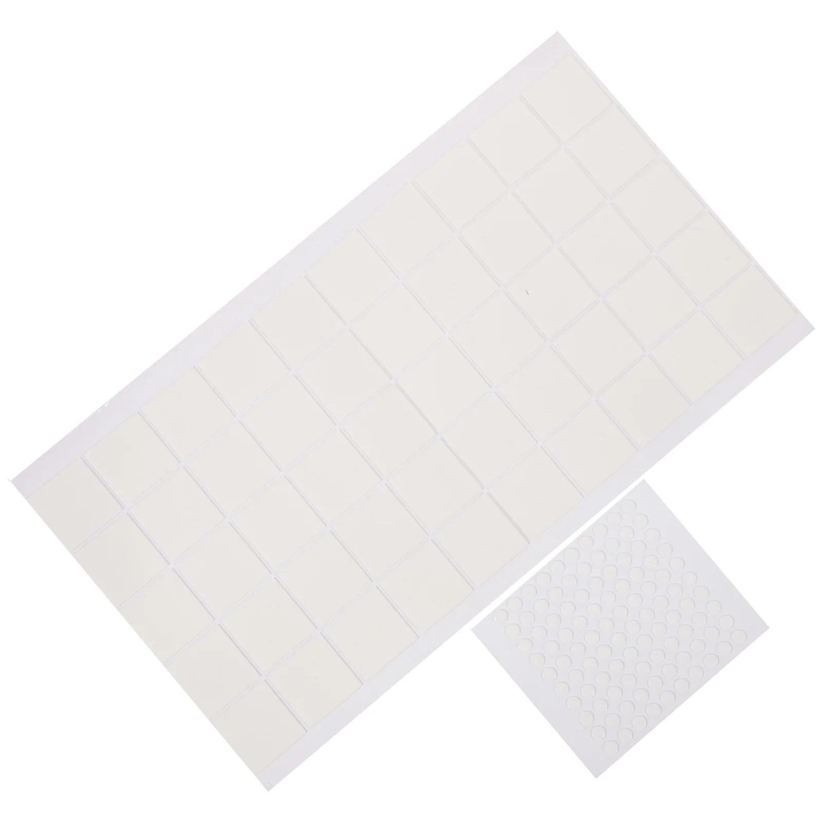 2 Sheets Thick Acrylic Double Sided Adhesive Dots Sticky Foam Pads Clear Sticky Round Square Pads No Trace Foam Craft