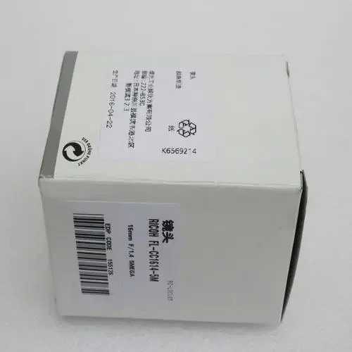 2026.4 Brand New RICOH 5 Megapixel Focal Length 16mm Industrial Lens FL-CC1614-5M Pentax In Stock.