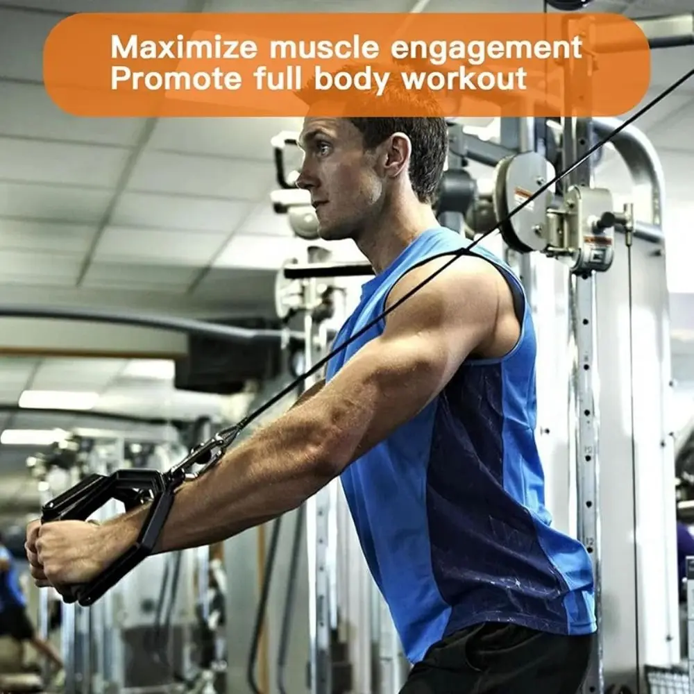 Sturdy Home Gym Extension Cable Stainless Steel Wear Resistant and Firm Gym Machine Extension Cable Rubber Coated