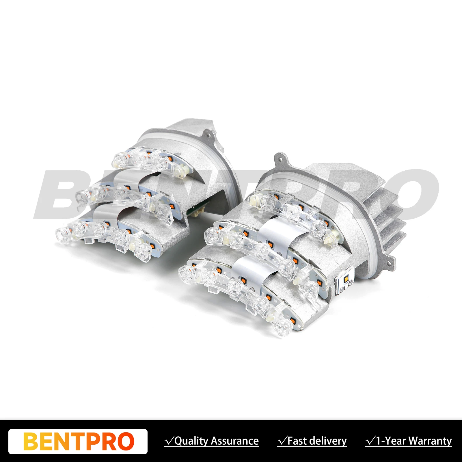 1 Pair Front Left Right Turn Signal LED Module For 2007-2012 BMW 3' E90 E91 LCI 63127245813 63127245814