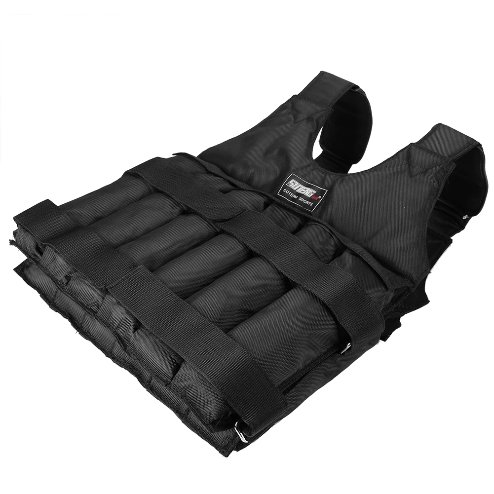 Durable Weighted Vest Adjustable Weight Training Exercise Waistcoat