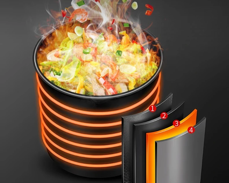 Commercial Drum Self Cooking Machine Egg Wok Rotating Frying Pan New Trends Restaurant Kitchen Wok Robot Fried Rice Machine