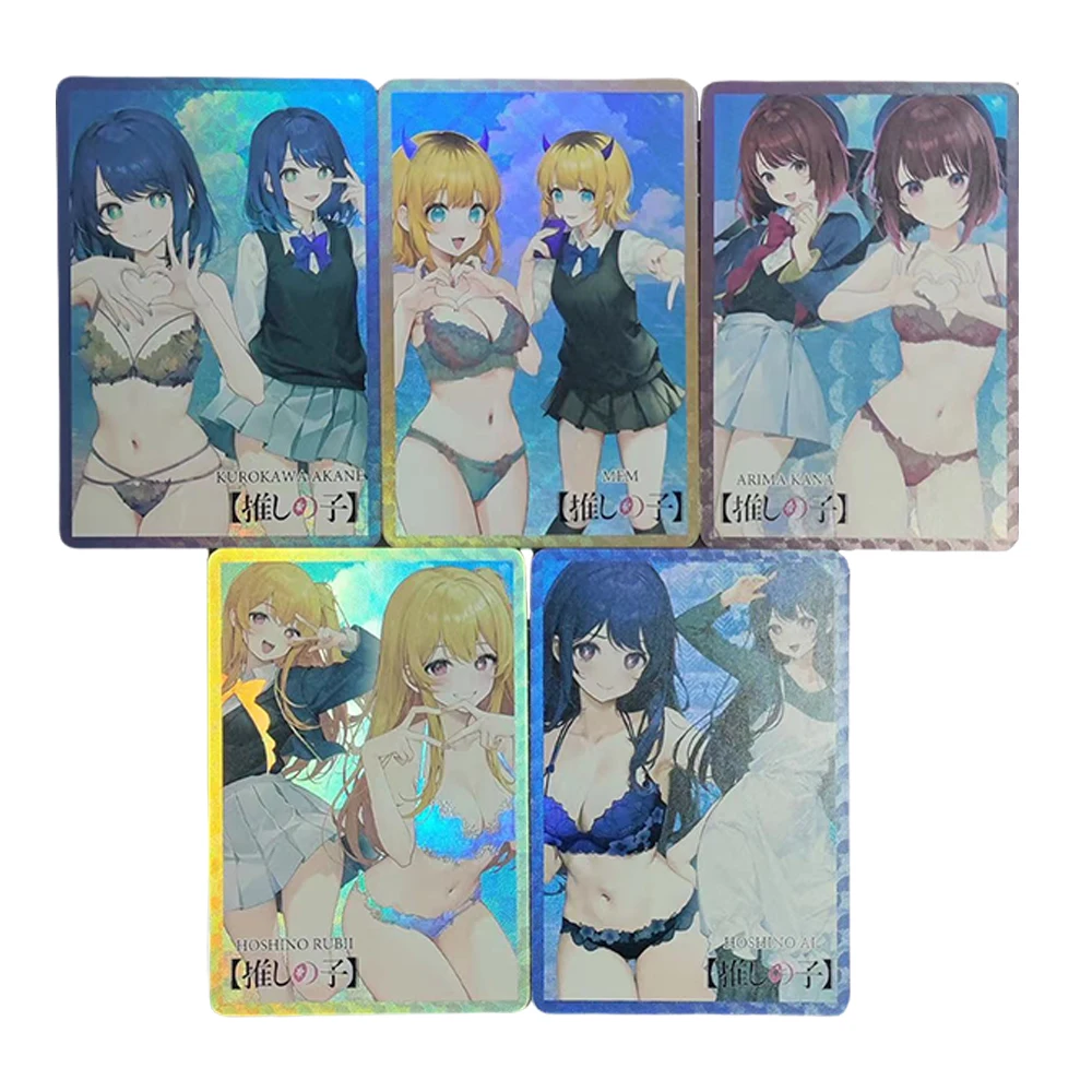 Anime Goddess Story DIY ACG Raiden Shogun Yae Miko Fischl Nahida Boys Game Toys Collectible Cards Christmas Birthday Gifts