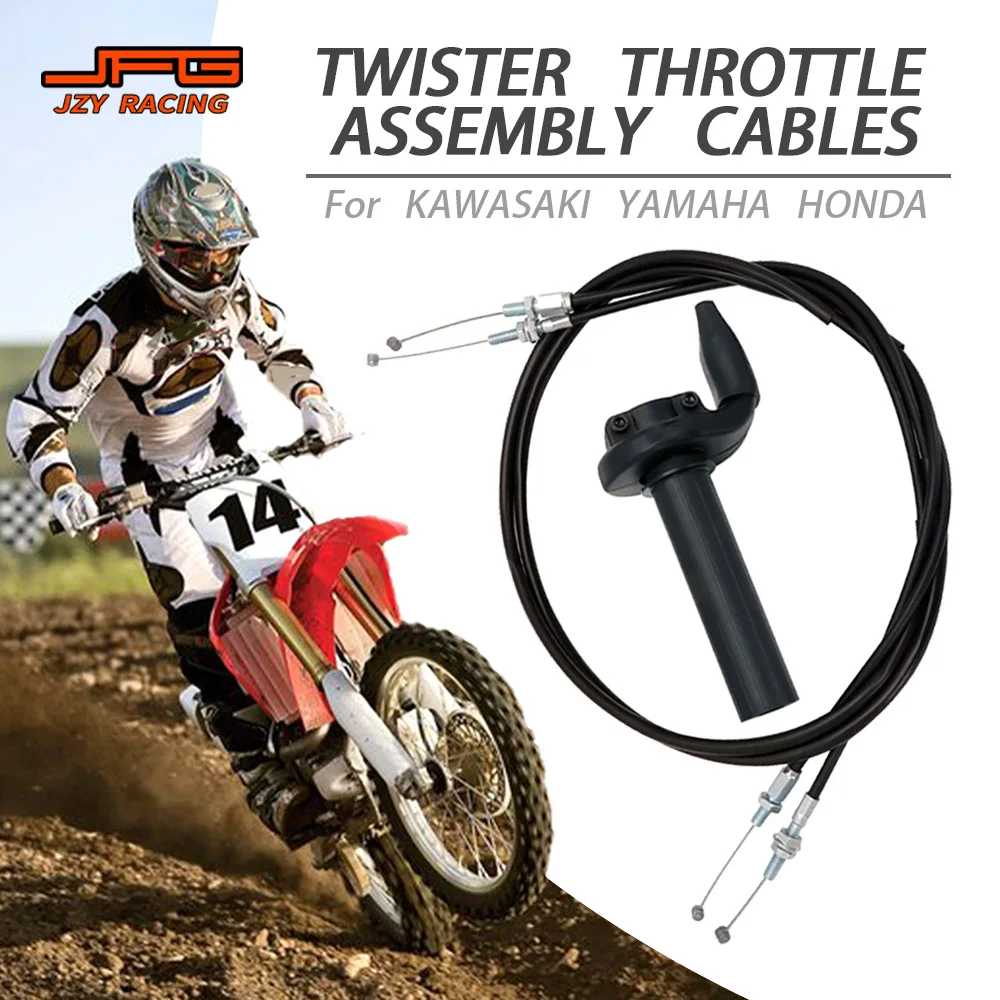 Motocykl Twister przepustnica kable montażowe dla Kawasaki YAMAHA HONDA CRF150R 450R X 250R TRX450R YZ250F WR426F 450F KX250F 450F