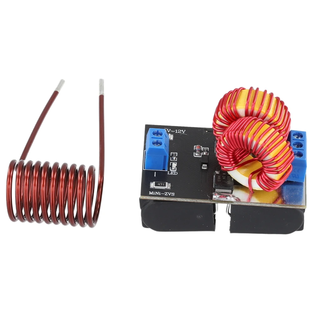 Mini ZVS Induction Heating Board 5-12V 120W Flyback Driver Heater with Coil Mini Induction Heating Power Supply Module
