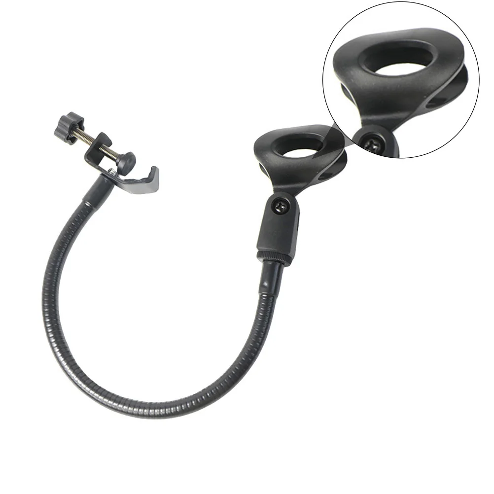 

2Pcs C-Type Microphone Stands Flexible Universal Holder Clips for Podcasting Broadcasting Recording Online Meeting