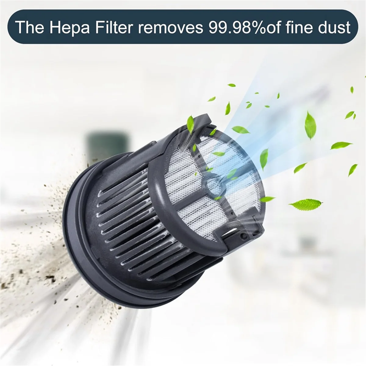 استبدال فلتر HEPA لمرشحات المكنسة الكهربائية المزدوجة الرطبة والجافة Dreame H14 / H14 Pro / H14