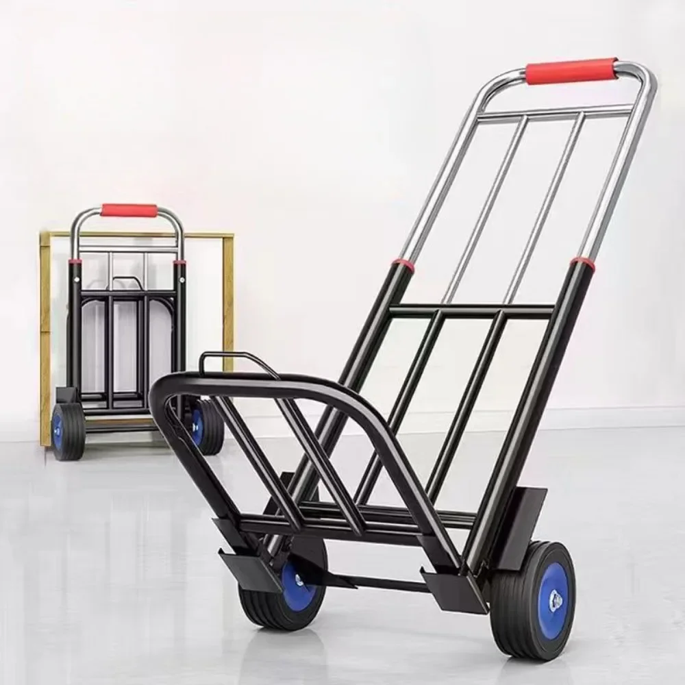 

1pcs Heavy Duty Folding Hand Truck Shopping Trolley Baggage Trolley Baggage Trolley Cart carrito de super plegable trolley cart