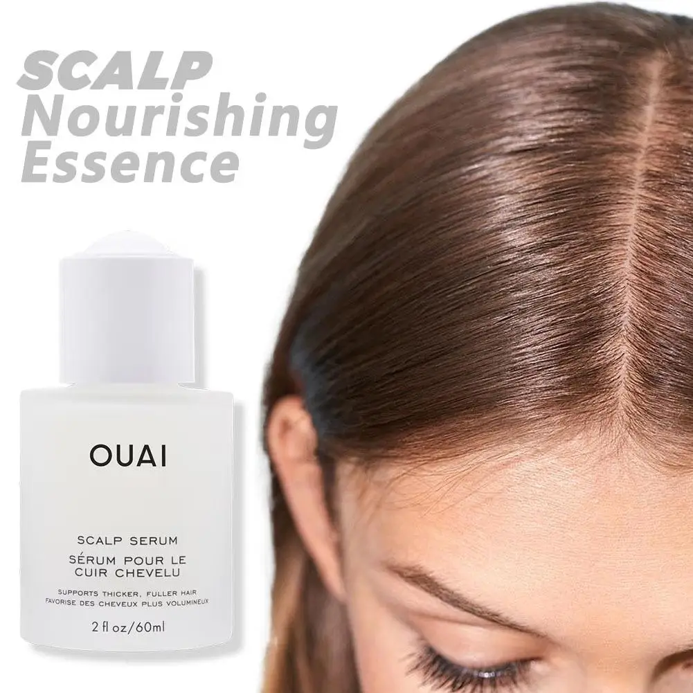 

OUAI Scalp Serum Balancing and Hydrating Serum with Red Clover Extract Siberian Ginseng and Peptides for Thicker and Fuller 60ml