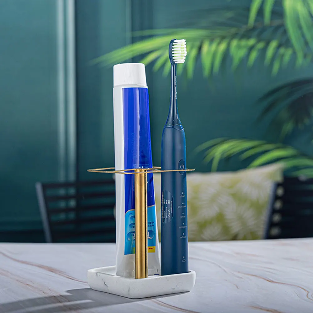 

s Electric Holder Stainless Steel 304 Golden Bathroom Rack for Stainless Steel Toothbrush Holder Toothpaste Storage Desk ganizer
