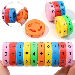 1-3pcs Arithmetic Intelligence Early Education Toys for Children Puzzle Arithmetic Cube Detachable Cylindrical Digital Cube Toys