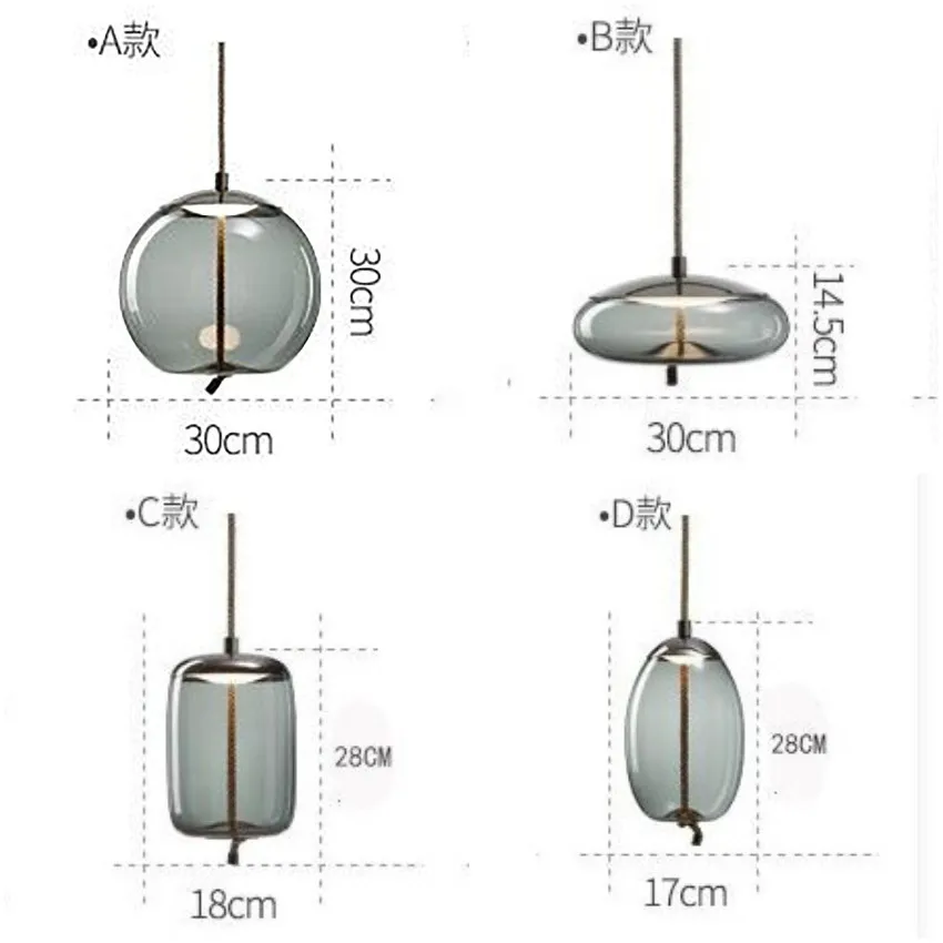 Imagem -04 - Sandyha Modern Pendurado Lâmpada Colgantes para Techo Mesita de Noche Dormitório Cabeceira Quarto Sala Única Cabeça Lustre