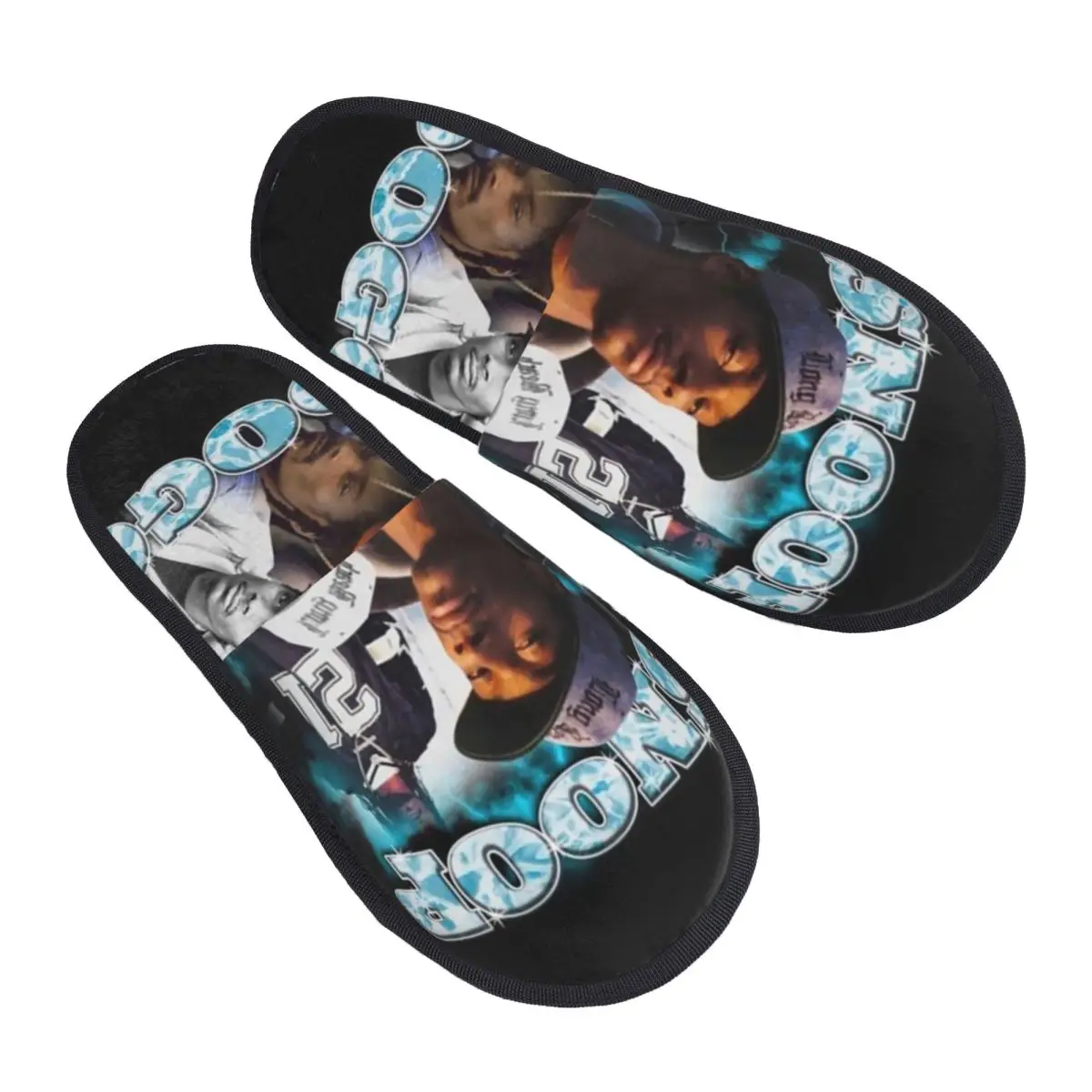 Snoop Dogg + Zapatillas de casa para mujer, zapatos cómodos sin cordones de espuma viscoelástica, zapatillas de Spa