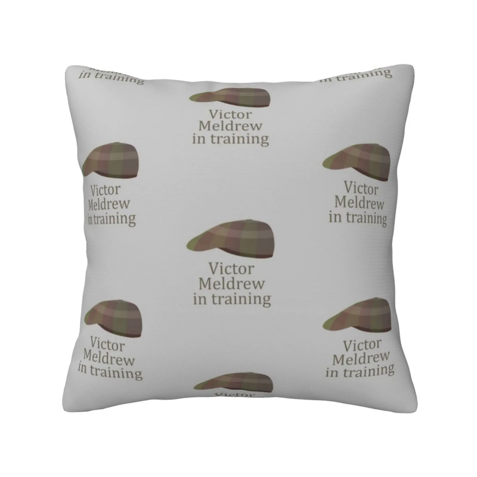 Meldrew In Training Flat Cap Design Soft Comfortable Pillowcase In Training One Foot In The Grave Mr Meldrew Flatcap Grumpy Old