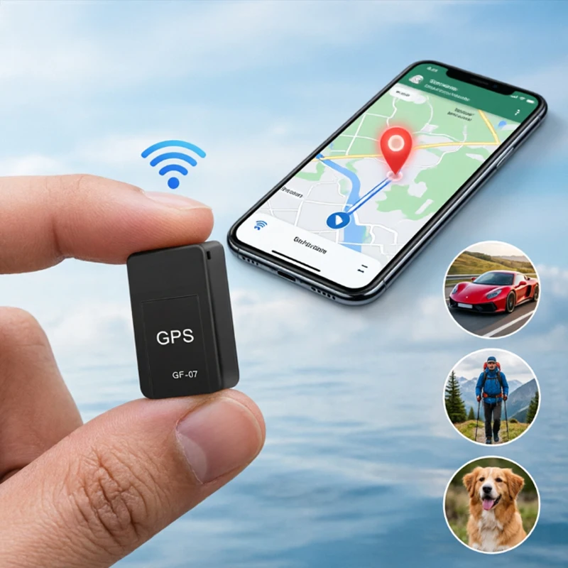 

Миниатюрный портативный GPS-трекер GF-07 для автомобиля, GPS-локатор с сильным магнитом, защита от потери, точное определение местоположения через приложение