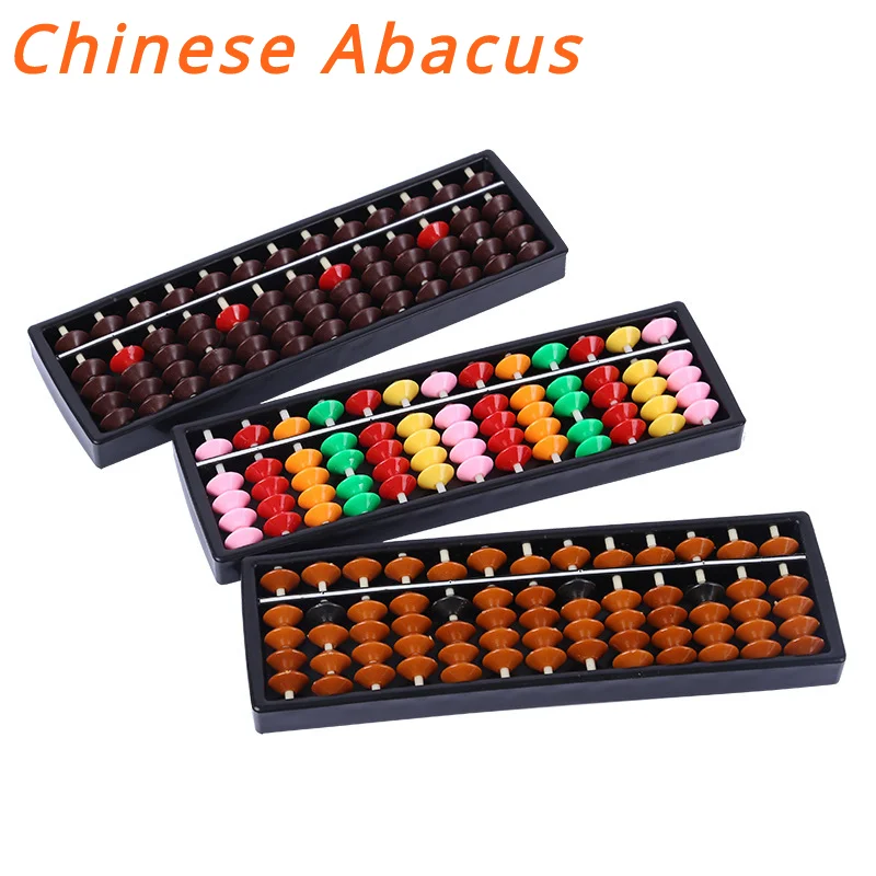 Montessori Arithmetic Soroban Colorful Beads Mathematics Calculate Chinese Abacus Education Toys for Children Learning Maths Toy