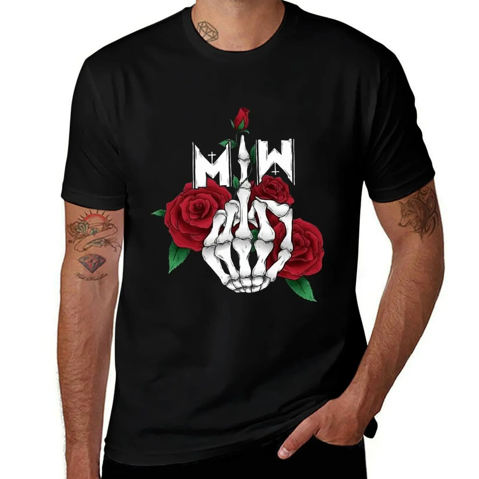 Motionless in White Men's T-Shirt Casual Fashion Short Sleeve Cotton T-Shirt