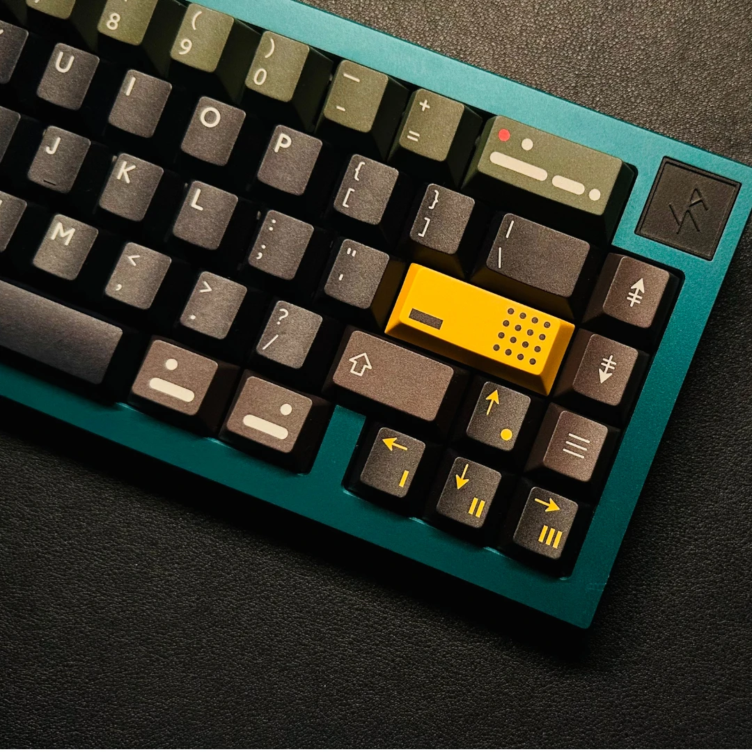 GMK Resonance Keycaps PBT Clone Dye Sublimation Cherry Height for Mechanical Keyboard Desk Accessory Gravastar Ajazz AULA F75 PC