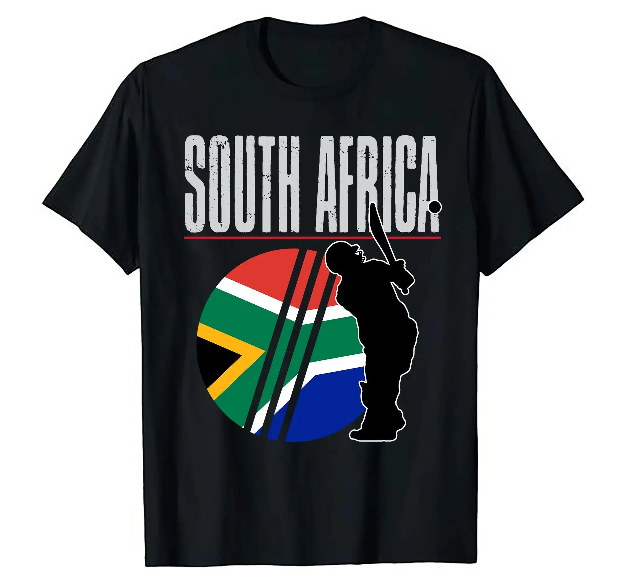 South Africa Flag Cricket Player And For Fielders Bowlers Bats Men Supporter Top T Shirt