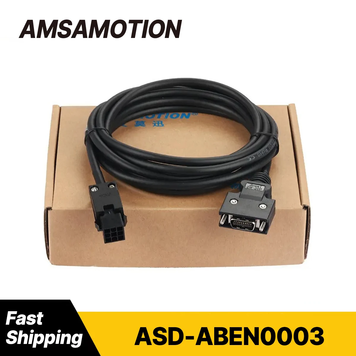 Encoder Cable ASD-ABEN0003 Suitable for Delta A2 Low Power Motor Servo 3m 5m 10m