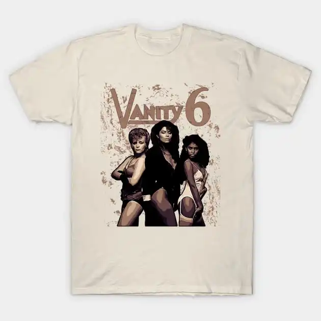 Vanity 6 // 80s T-Shirt Casual O-Neck Tee Shirts Streetwear New Fashion Top Tees