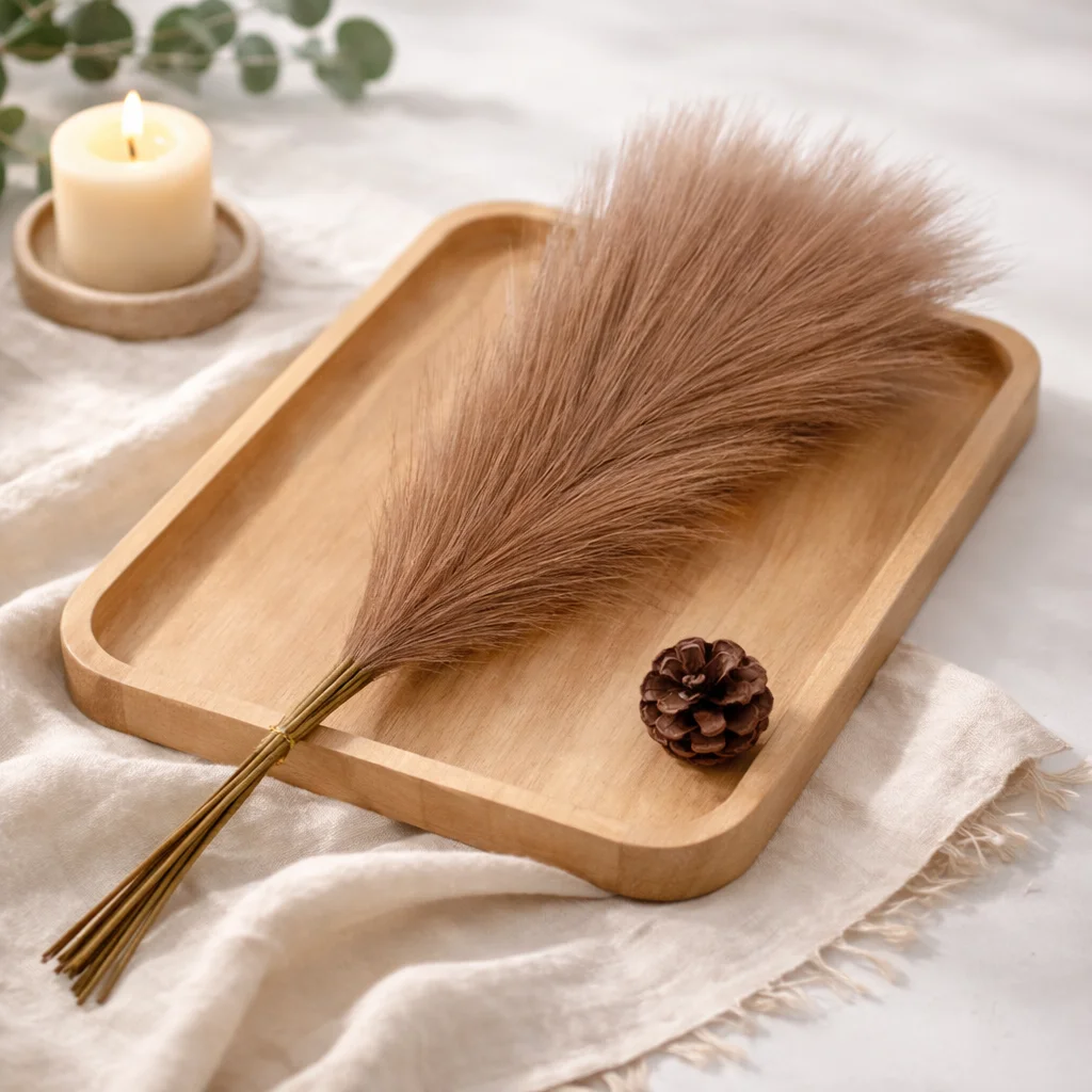 10/30 Stück 20 Zoll Pampasgras Künstliche Pflanzen Gefälschte Pampas Seidenblumen für Vasenfüllung Boho Heim Hochzeit Raumdekoration Zubehör – Detail 8