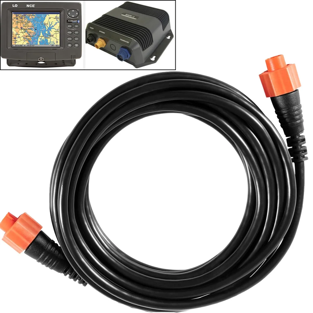 

Запасная часть для кроссоверного Ethernet-кабеля Lowrance, желтый кабель Cat6, 15 футов, высокоскоростной, Plug and Play, водонепроницаемый