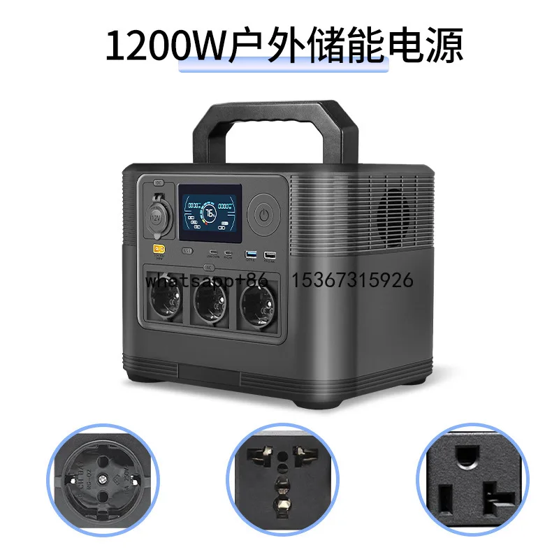 2400w camping powerstation tragbare kraftwerk lifepo4 battery charge solar generator energy system 2000w portable power station