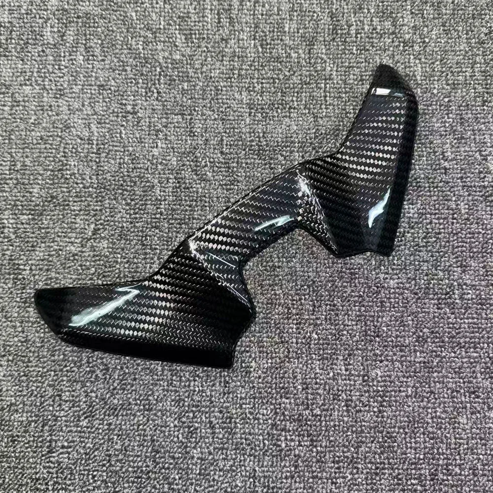 ل انتصار شارع الثلاثي 765 R RS 765R 765RS Moto2 2023 + دراجة نارية Fairings لوحة الجبهة الغطاء العلوي ألياف الكربون هدية القلنسوة